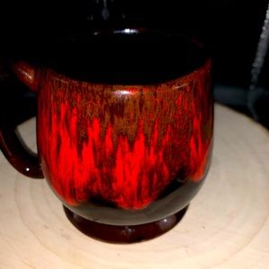 Handcrafted Studio Pottery Drip Glaze Coffee Cup
